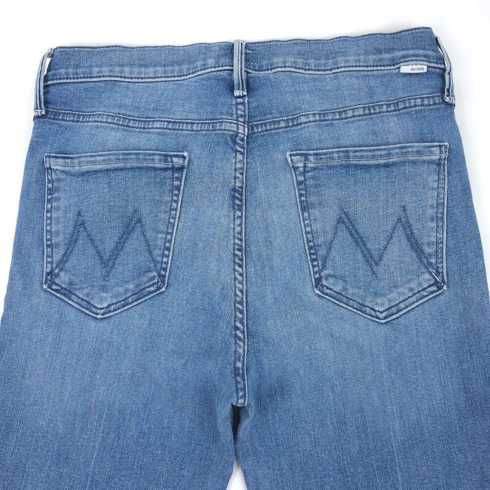MOTHER The Mid Rise Dazzler Ankle Fray Jeans We The Animals 90s Clean Girl Y2k - Picture 6 of 11